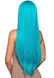 Парик Leg Avenue Long straight center part wig turquoise One Size