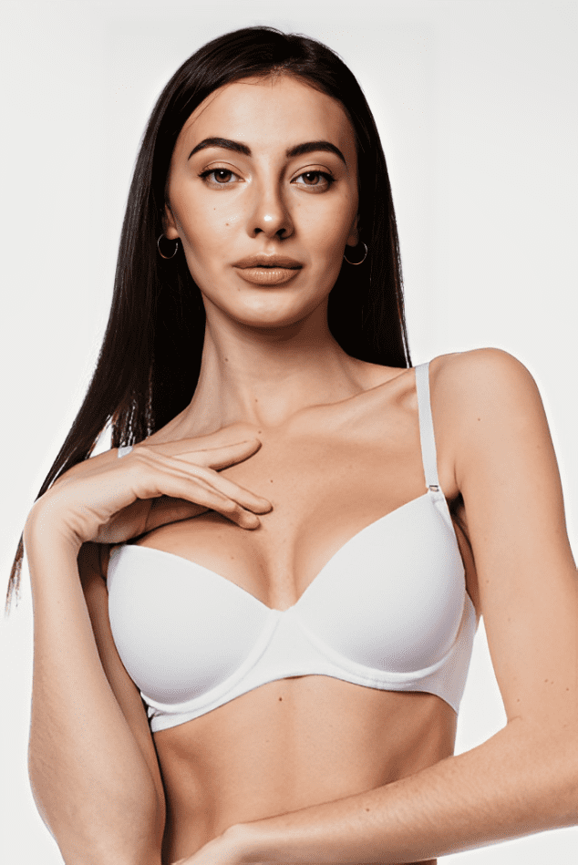 Light push-up bra LUNA Flox L1501A0, White, 85C