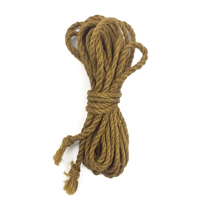 Джутовая веревка BDSM 8 метров, 6 мм SO5207 фото