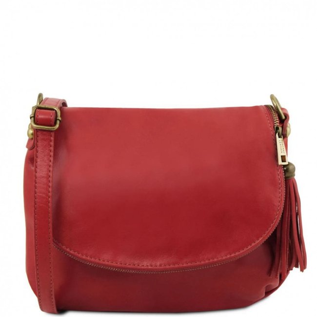 Жіноча шкіряна сумка Tuscany Leather Bag TL141223 Червона 1223_1_4 фото