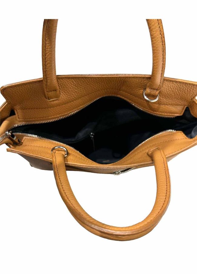 Кожаная сумка Italian Bags 110832 Оранжевая 110832_cuoio фото