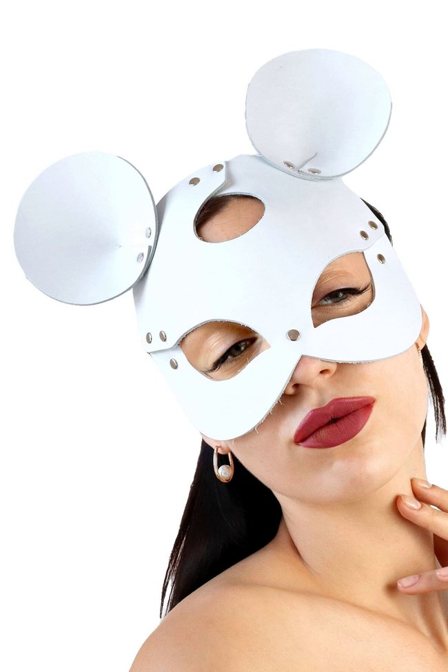 Маска мышки Art of Sex Mouse Mask One Size Белая SO9651 фото