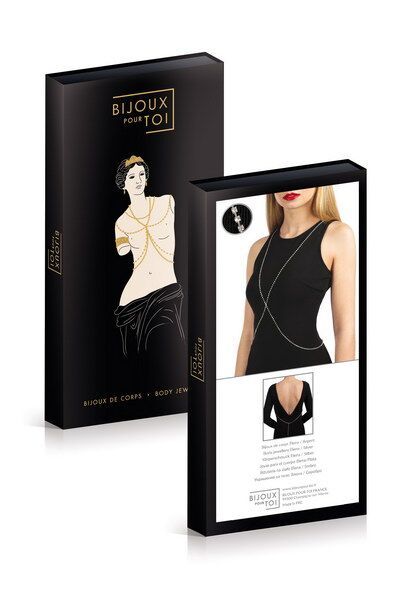 Ланцюжок для бюста Bijoux Pour Toi – Elena зі стразами SO5987 фото