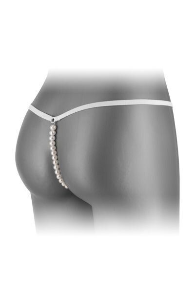 Мереживні трусики-стринги з перловою ниткою Fashion Secret VENUSINA SO2249 фото