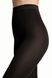 Cotton tights ORO Arctica Classic Cotton 350 den without panty part, Black, 2, 2