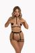 Комплект в виде портупеи Anais Zoey Harness Set бюстгальтер и пояс Черный 2XL/3XL 99118 фото 2