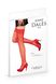 Self-retaining stockings Anne De Ales CAMILLA Red T2 M