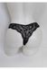 Thong with lace JADEA 1183, Black, S, S