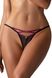 Thong panties with a slit Obsessive Novenes otwarte Black M/L