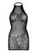 Ажурное мини-платье со стразами Leg Avenue Rhinestone halter mini dress SO7882 фото 7