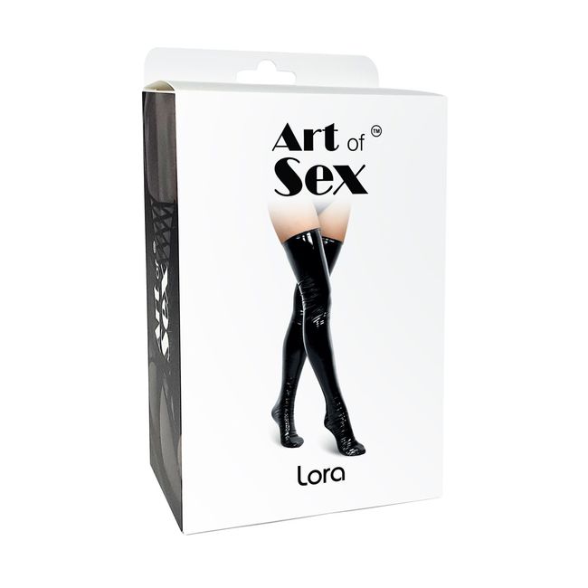 Сексуальні вінілові панчохи Art of Sex Lora SO7337 фото