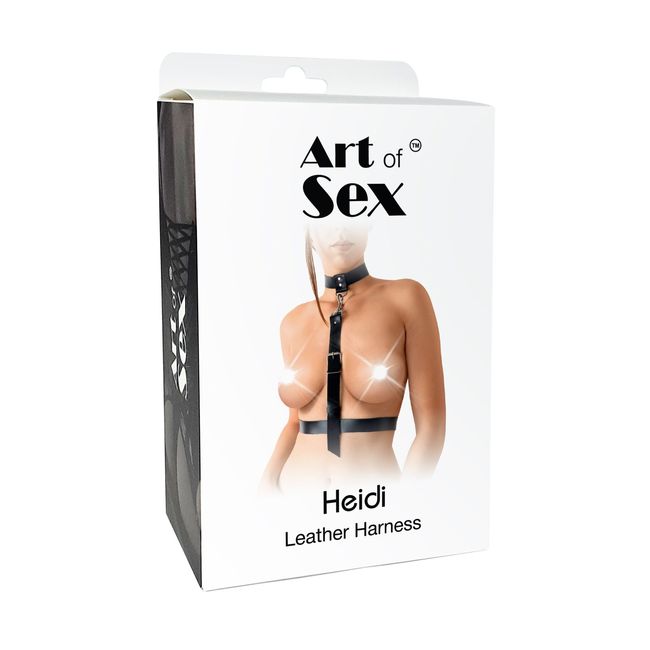 Сексуальна портупея із натуральної шкіри Art of Sex - Heidi One Size SO7765 фото