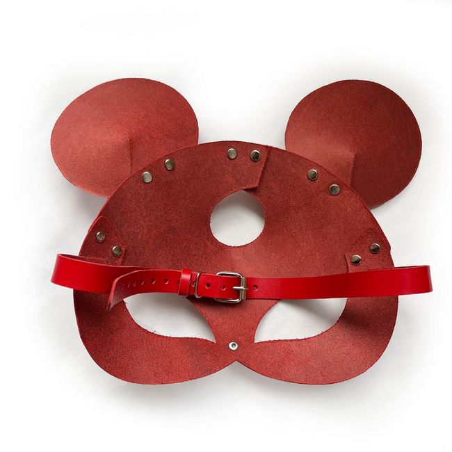 Маска мишки Art of Sex Mouse Mask One Size Червона SO9650 фото