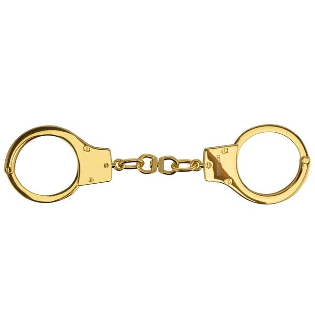 LOCKINK Pretty-sub Handcuffs, Золотой, ONE SIZE, ONE SIZE