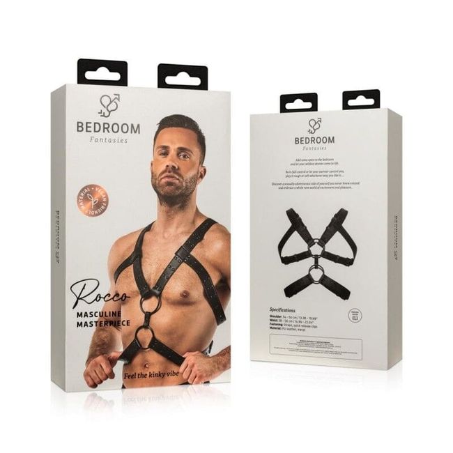 Belt Bedroom Fantasies Rocco Masculine Masterpiece Black One Size