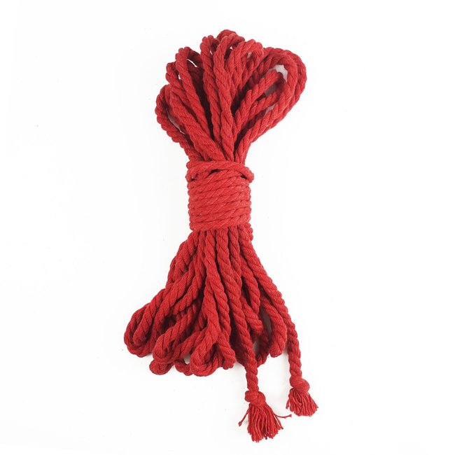 Бавовняна мотузка BDSM 8 метрів, 6 мм SO5208 фото