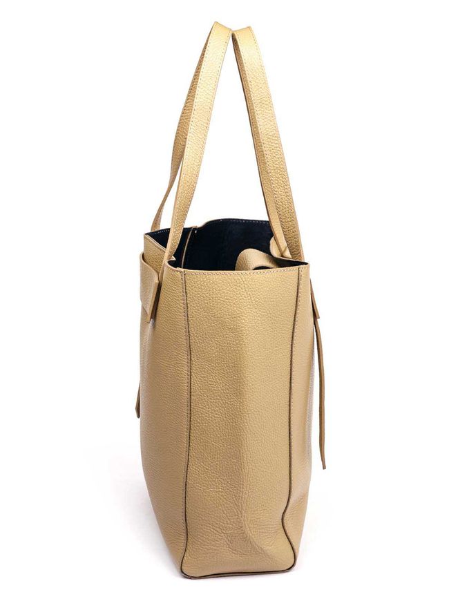 Шкіряна сумка шоппер Сумка Italian Bags 1682 1682_cappucino фото