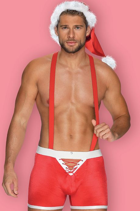 Новорічний костюм містера Санта Клауса Obsessive Mr Claus 92905 фото