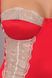 Сорочка приталенная с чашечками Passion Exclusive LORAINE CHEMISE красная PS22806 фото 2