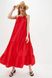 Long cotton sundress ORA 20016/2 Red XS