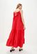 Long cotton sundress ORA 20016/2 Red XS