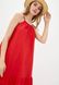 Long cotton sundress ORA 20016/2 Red XS