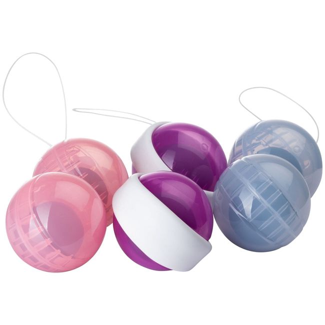 Набір вагінальних кульок LELO Beads Plus, діаметр 3,5 см, змінне навантаження, 2х28, 2х37 і 2х60 г SO8084 фото
