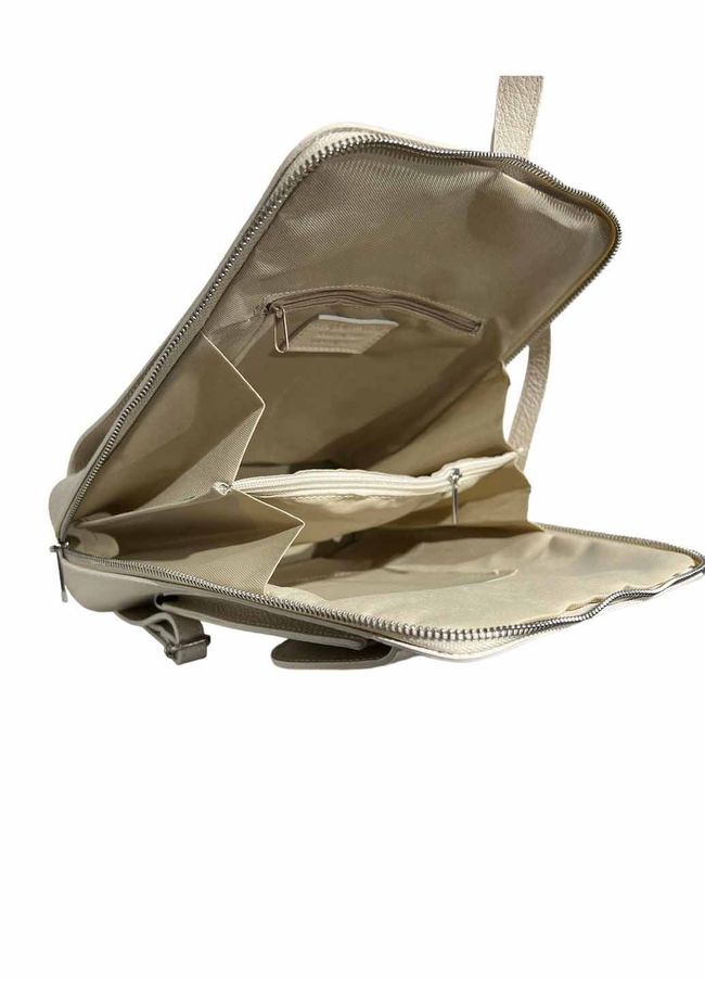 Рюкзак кожаный Italian Bags 11942 Светло-бежевый 11942_beige фото