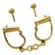 Handcuffs metal LOCKINK Love-slave Handcuffs, Золотой, ONE SIZE, ONE SIZE