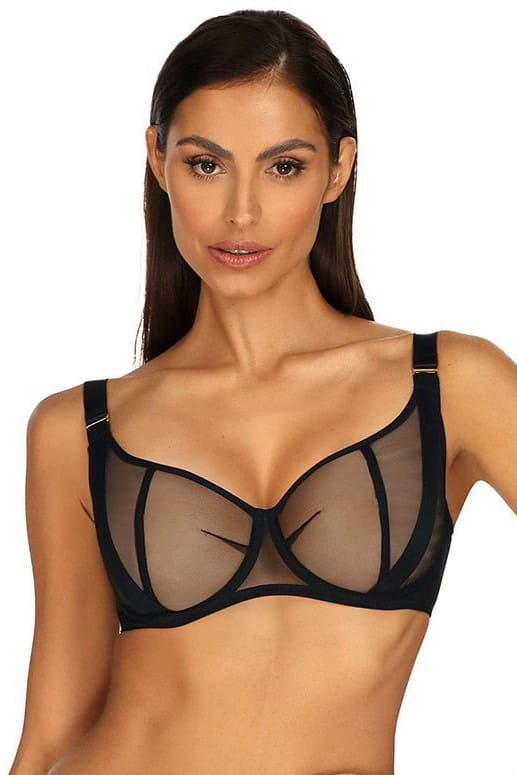 Ewa Bien Pryma B139 Soft Cup Bra, Black, 85E