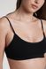 Seamless bra with soft cups without wires ORO 4402, Black, S, M, S/M