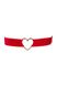 Подвязка с сердечком Obsessive Elianes Красная S/M/L 101291 фото 1