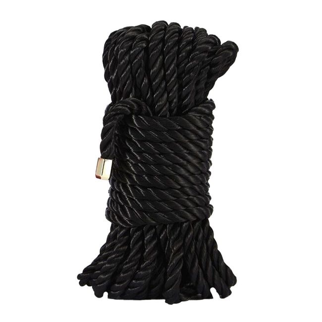 Мотузка для Шибарі Zalo Bondage Rope Чорна 10м SO8234 фото