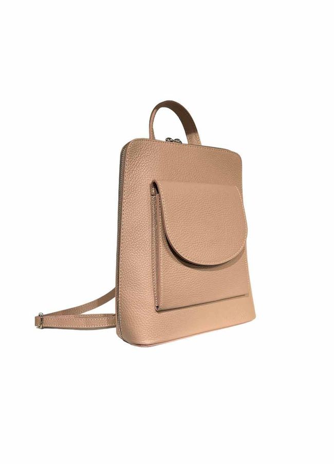 Рюкзак шкіряний Italian Bags 11942 Світло-рожевий 11942_cipria фото
