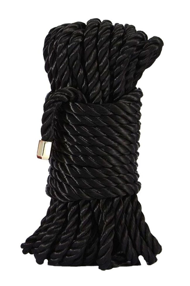 Мотузка для Шибарі Zalo Bondage Rope Чорна 10м SO8234 фото