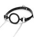 Bedroom Fantasies Nipple Clamps & Silicone Gag Ring Silver Black