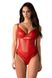 Spectacular latex bodysuit Obsessive Aliosa, Red, 2XL, 3XL, 2XL/3XL