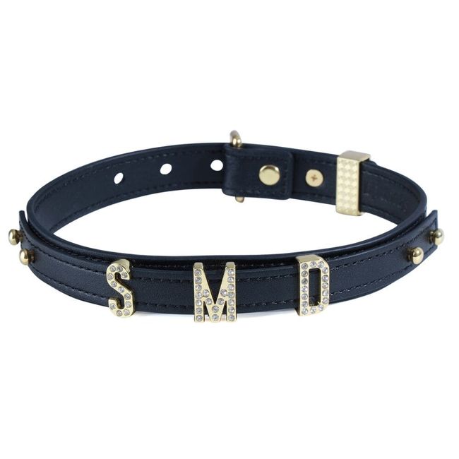 Ошейник LOCKINK Dark DIY Alphabet Collar Черный One Size SX0900 фото