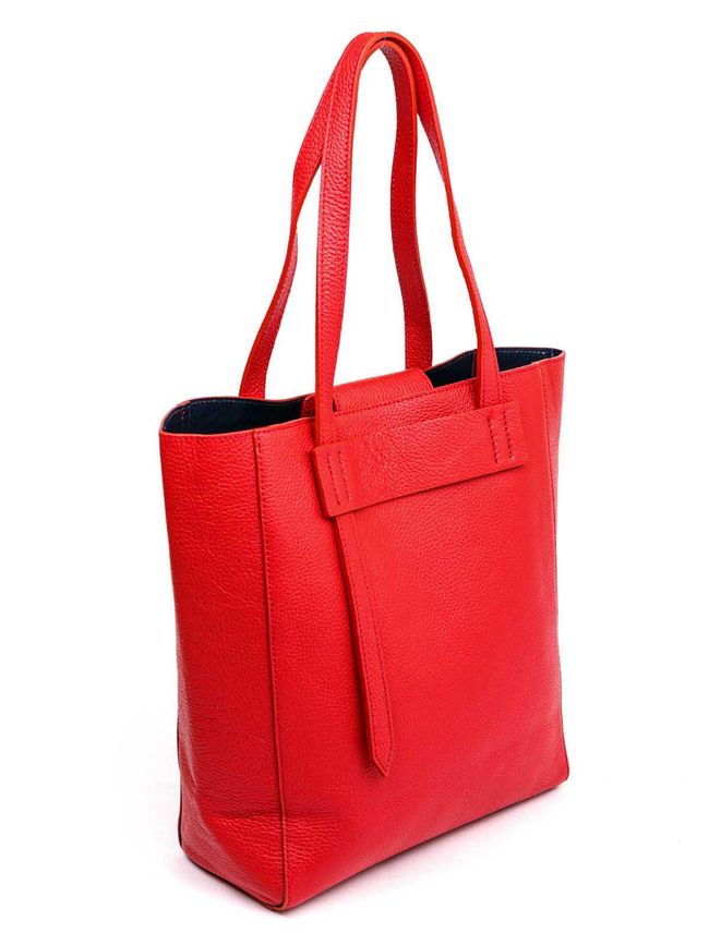 Шкіряна сумка шоппер Сумка Italian Bags 1682 1682_red фото