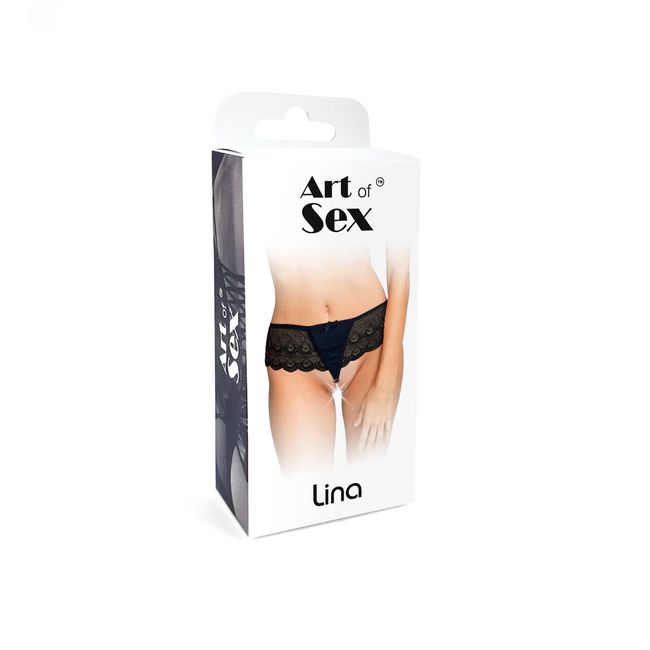Сексуальні трусики Art of Sex - Lina з перлами SO6784 фото