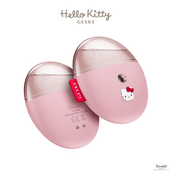 Електронний освіжувач для зволоження обличчя GESKE Facial Hydration Refresher 4в1 Hello Kitty pink