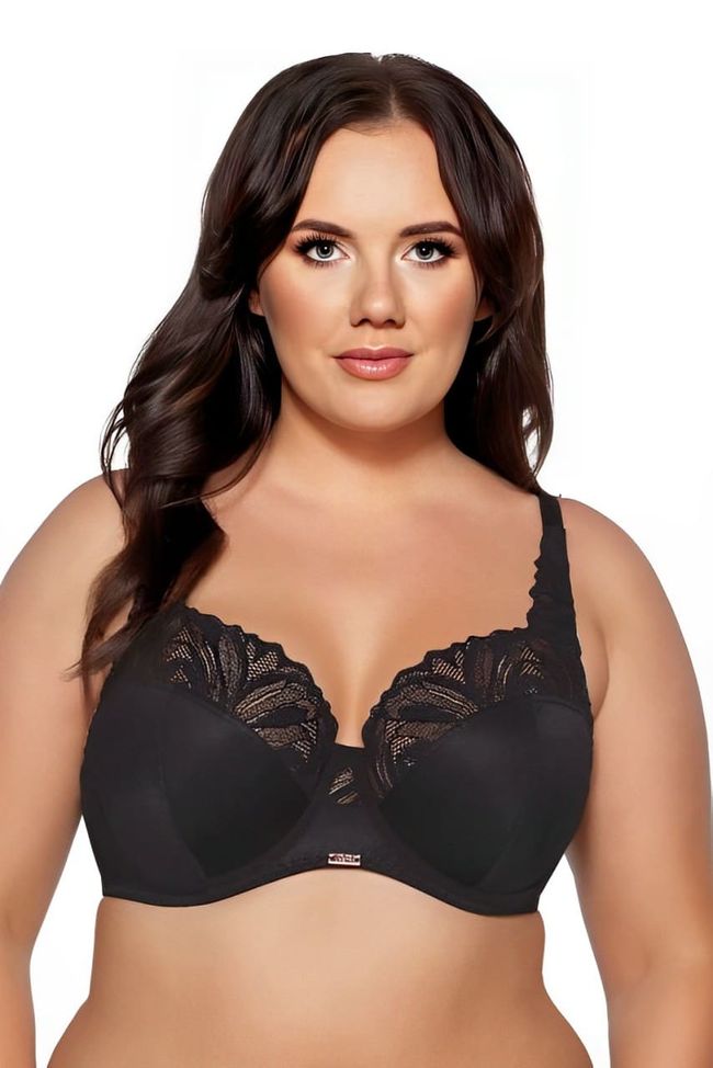 Bra with soft cup Ava Yasemin AV 2106, Black, 90F