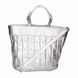 Большая кожаная сумка Italian Bags sef0054 sef0054_silver фото 5