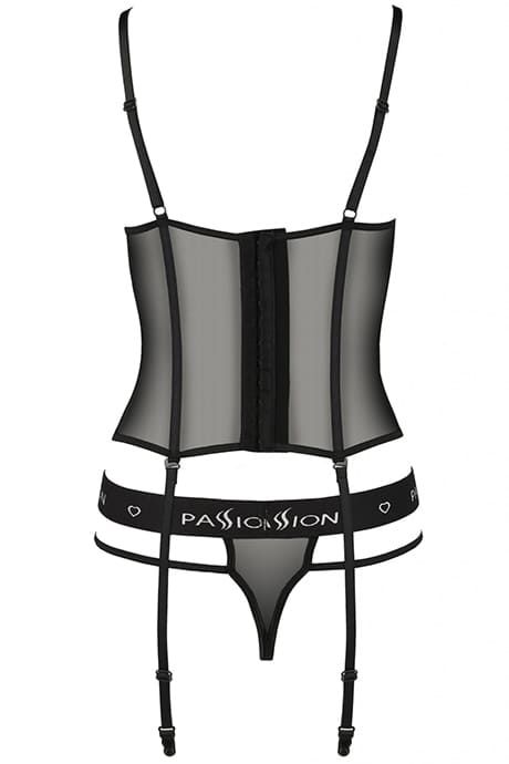 Корсет Passion Kyouka corset Чорний S/M 100968 фото