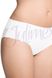 Seamless slip panties with lace Julimex Cheekie White M