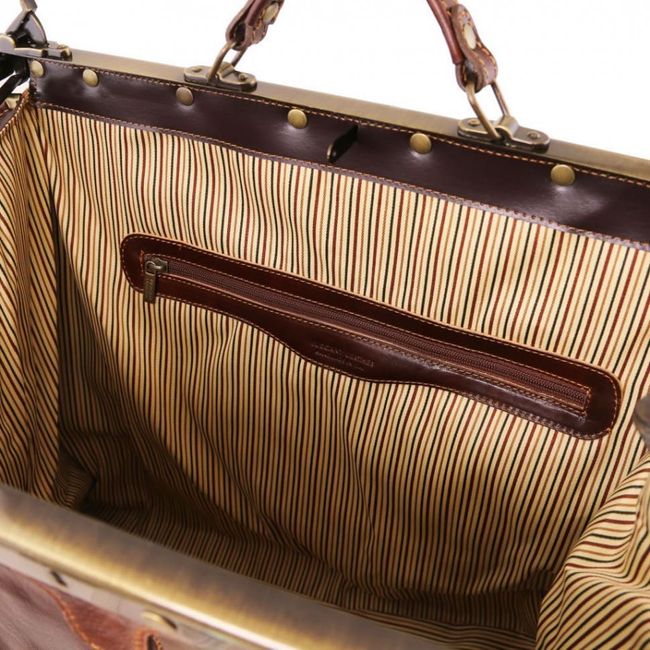 Кожаная сумка саквояж - Большой размер Tuscany Madrid TL1022, Тёмно-коричневый