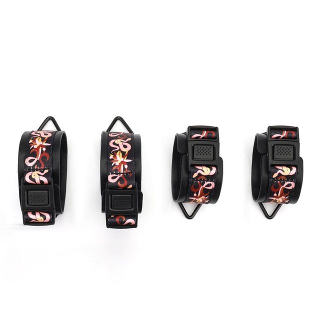 BDSM-set LOCKINK The Flowering Serpent Bondage Set, 7 pcs., Black