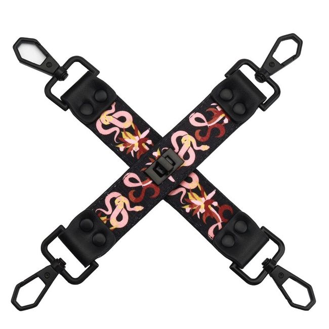 BDSM-set LOCKINK The Flowering Serpent Bondage Set, 7 pcs., Black