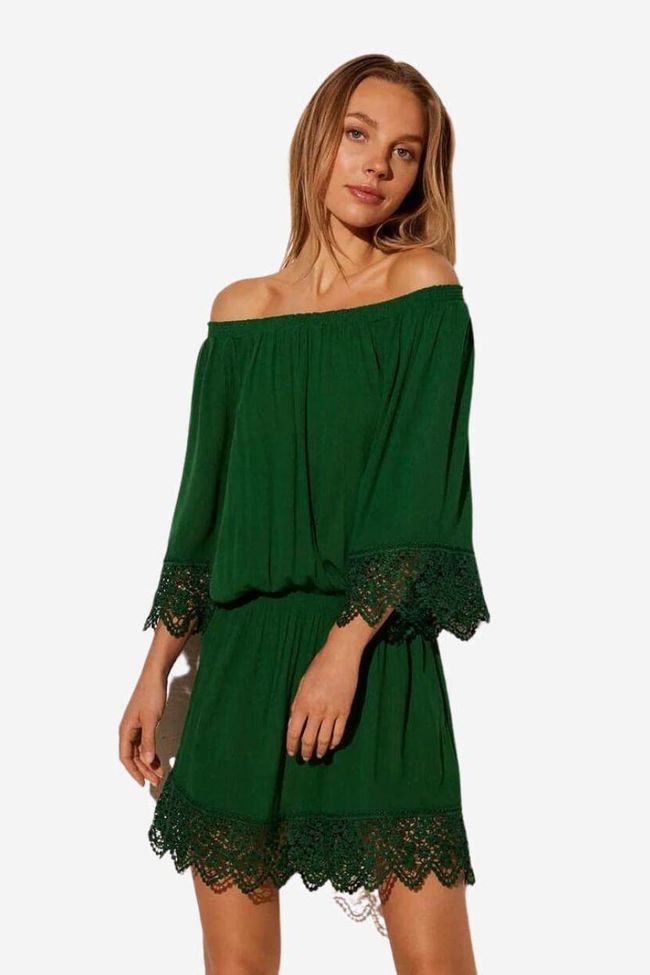 Viscose tunic YSABEL MORA 85919 Green M