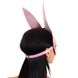 Leather mask Bunny Art of Sex Bunny mask, Розовый, ONE SIZE, ONE SIZE